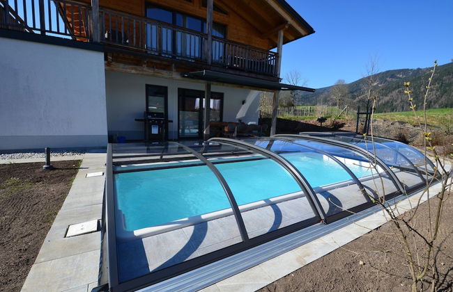 Chalet Alpenzauber mit Beheiztem Pool, Inzell - Foto 22