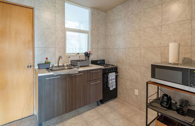 Polanco Flat - Laundry- Parking-elevator-sleeps 10 - Foto 8