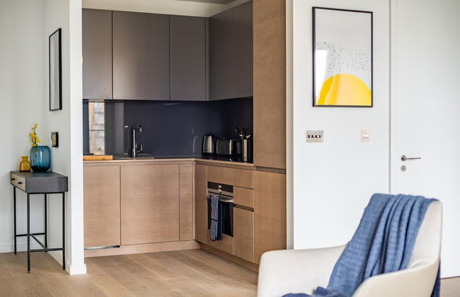 Stylish Studio Apartment With River Views in London s Bustling Docklands - Foto 6