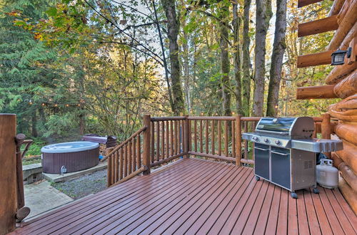 Foto 2 - Custom Riverfront Log Home Near Stevens Pass