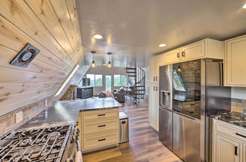 Photo 17 - Modern Guffey A-frame Cabin: Grill, 38 Acres