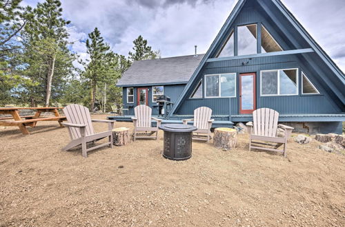 Photo 1 - Modern Guffey A-frame Cabin: Grill, 38 Acres