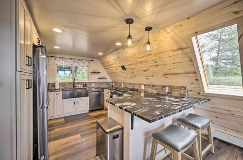 Photo 10 - Modern Guffey A-frame Cabin: Grill, 38 Acres
