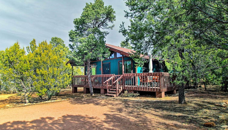 Photo 1 - Bright Heber-overgaard Cabin: Fire Pit & Deck