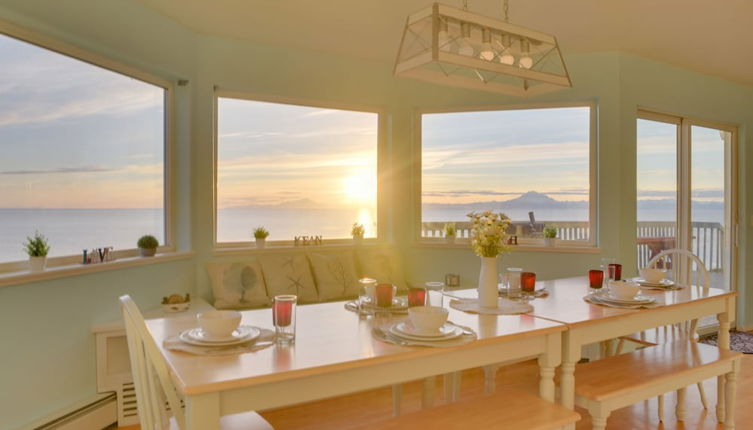 Photo 1 - Oceanfront Kenai Villa w/ Fireplace & Deck
