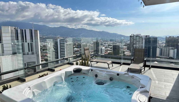 Idromassaggio all'aperto