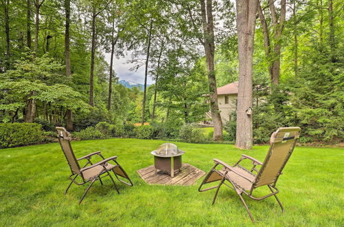 Photo 12 - Tree-lined Cruso Cabin w/ Game Room & Mtn Views