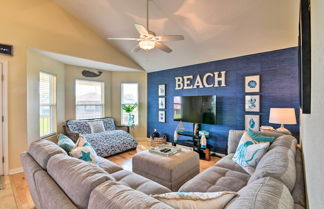Photo 1 - Bright Galveston Home: Walk to Sea Isle Beach