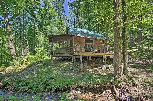 Photo 1 - Creekside' Cabin w/ Deck in Pisgah Forest