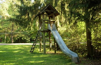 Photo 1 - Tidy Chalet With Fireplace, Located in Wooded Area