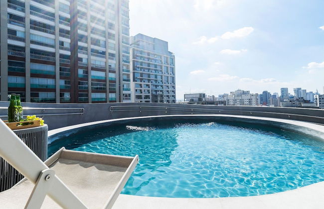 Apartamento moderno com piscina e AC - Foto 14