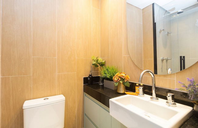 Apartamento moderno com piscina e AC - Foto 11