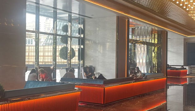 Sala de estar do lobby