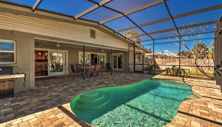 Photo 1 - Canal-front Siesta Key Home: Heated Pool & Privacy