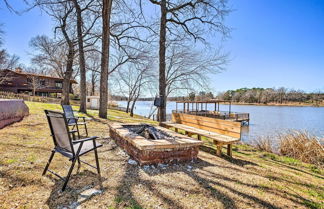 Photo 1 - Lakefront Fort Towson Home w/ Private Dock