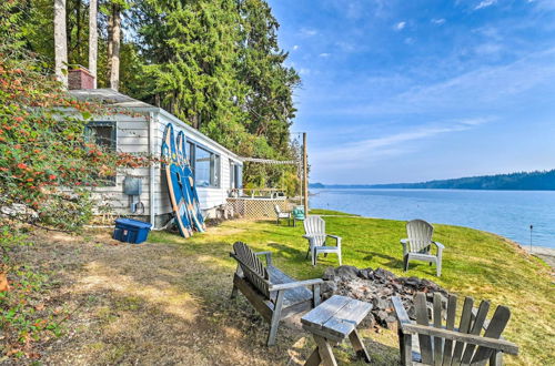 Photo 19 - Waterfront Olympia Home w/ Private Beach & Kayaks