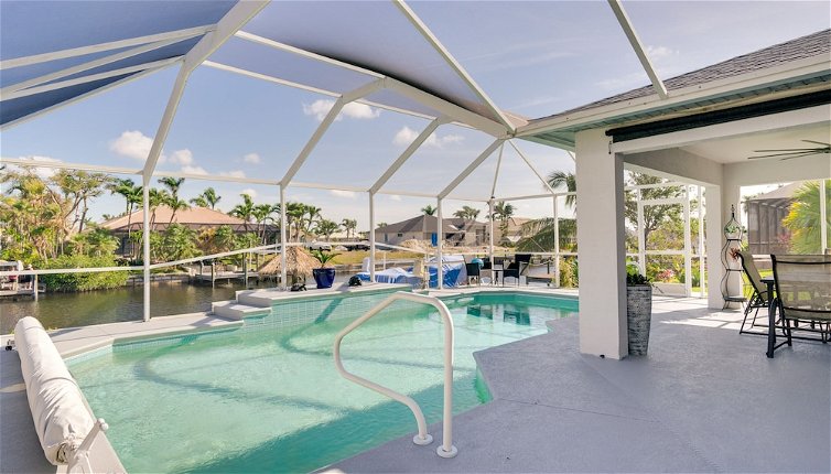 Photo 1 - Canal-front Cape Coral Home Rental: Pool, Lanai