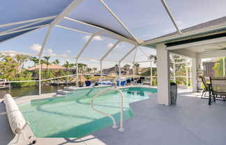 Photo 1 - Canal-front Cape Coral Home Rental: Pool, Lanai