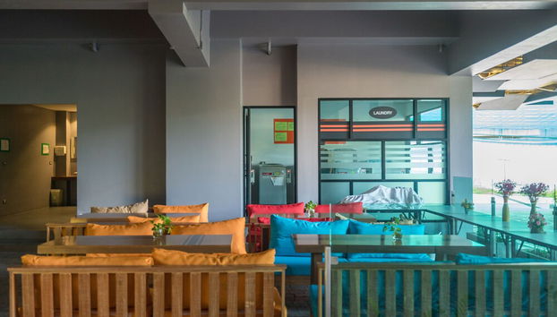 Sala de estar do lobby