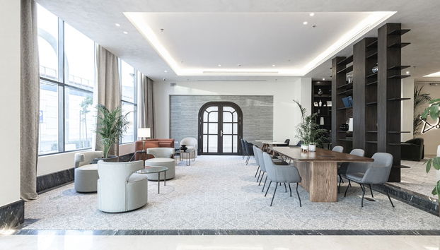Sitzecke in der Lobby