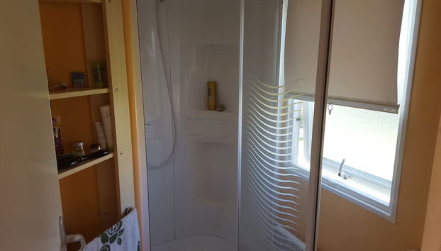 Duche na casa de banho
