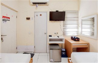 Photo 3 - Compact Minimalist Studio Apartment At Aeropolis Residence