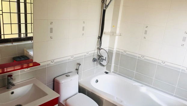 Duche na casa de banho