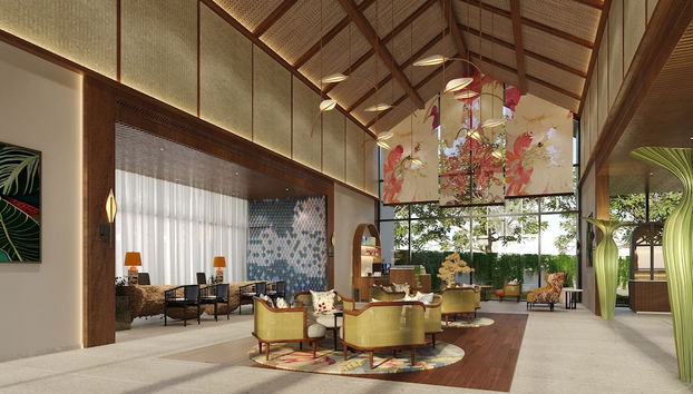 Sala de estar do lobby