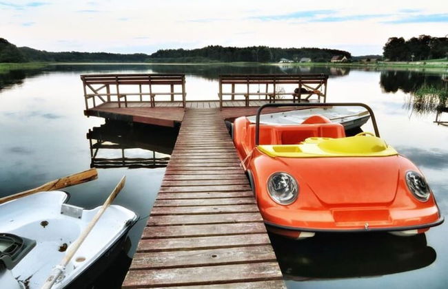 Cottage by Lake Ostrowieckie With Private Beach - Foto 38
