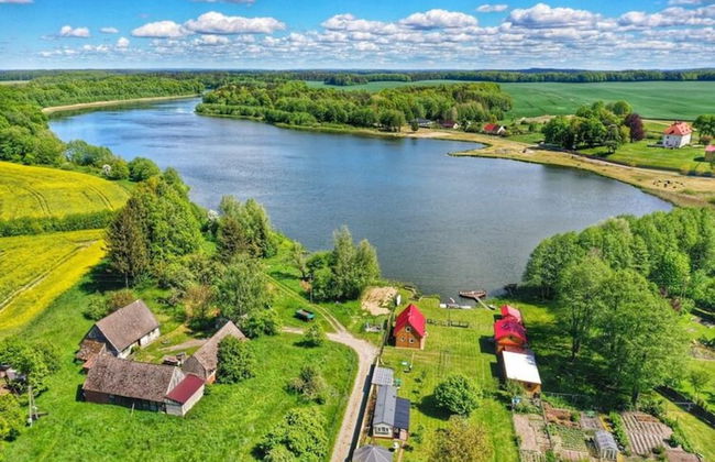 Cottage by Lake Ostrowieckie With Private Beach - Foto 24