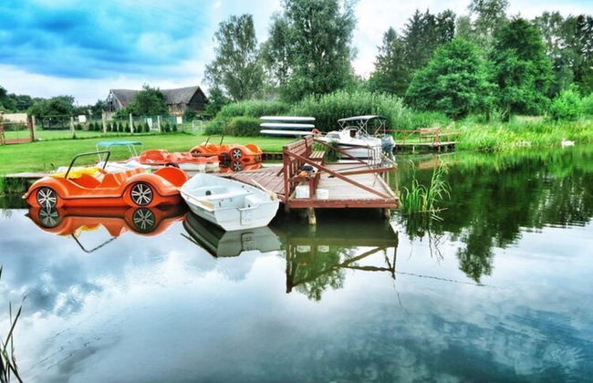 Cottage by Lake Ostrowieckie With Private Beach - Foto 41