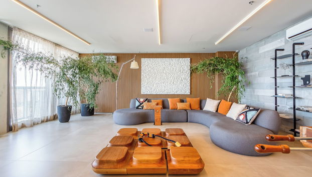 Sala de estar do lobby