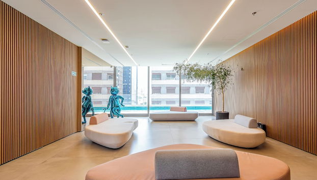 Sala de estar do lobby