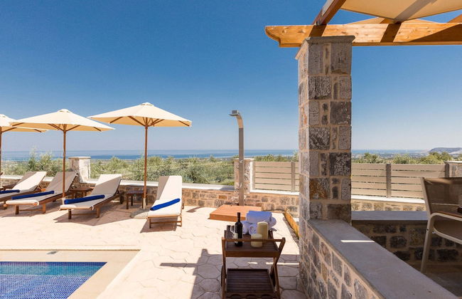 Stylish Villa Katifes With Private Pool, Amazing Views of the Sea and Close to the Beach - Foto 16