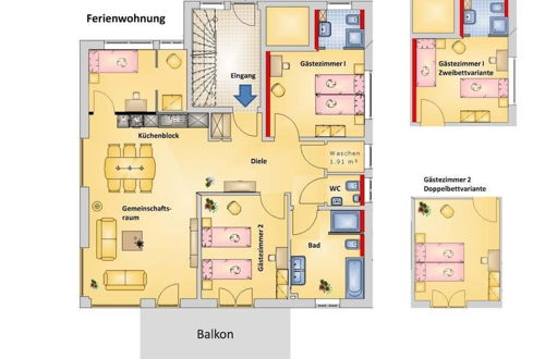 Foto 28 - modern-one apartments Fulda
