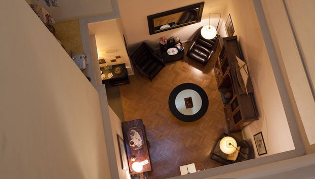 Lobby sitting area