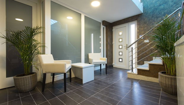 Sitzecke in der Lobby
