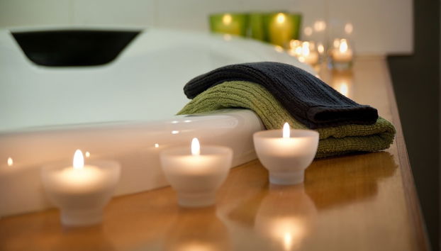 Banheira de hidromassagem interior