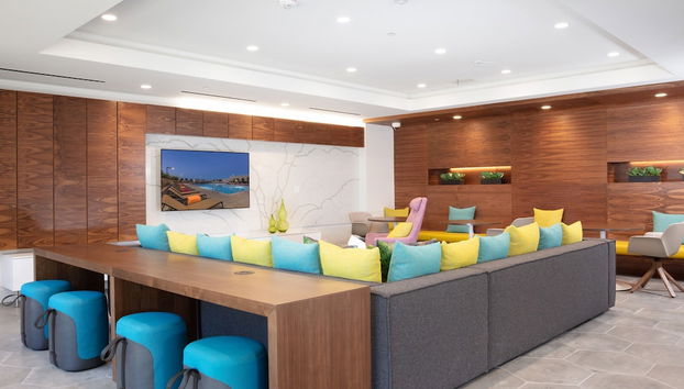 Sala de estar do lobby