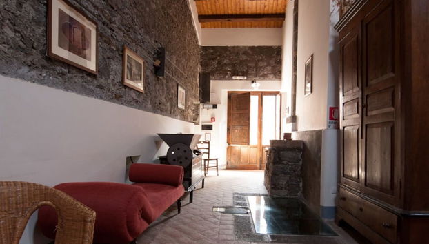Interior entrance