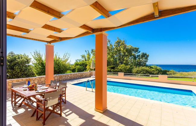 Antigoni Beach House Large Private Pool Walk to Beach Sea Views A C Wifi Car Not Required - 1012 - Foto 48
