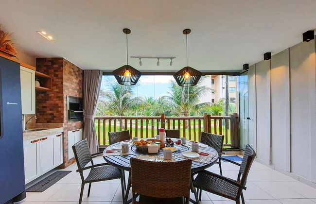VG Sun Pé na Areia Luxuoso Térreo Gourmet 8 pessoas By DM Apartments - Foto 25