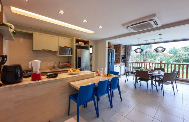 VG Sun Pé na Areia Luxuoso Térreo Gourmet 8 pessoas By DM Apartments - Foto 18