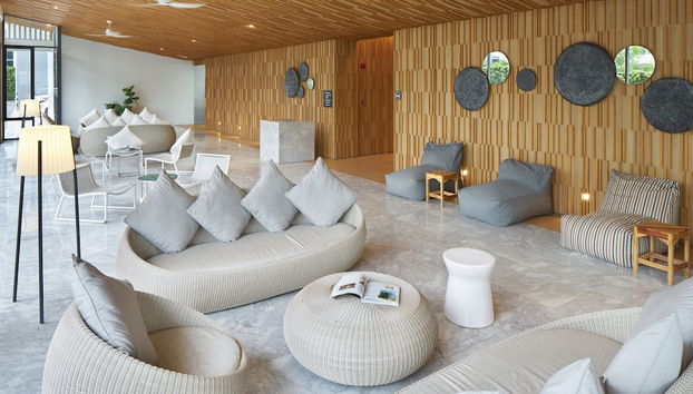 Lobby sitting area