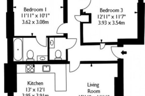 Photo 4 - Designer 3 Bed Apartment With Balcony - 140