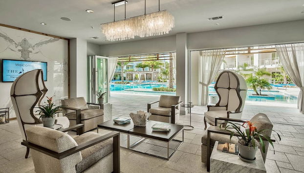 Zona de estar del vestíbulo