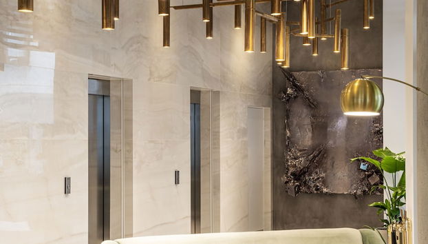 Sala de estar do lobby