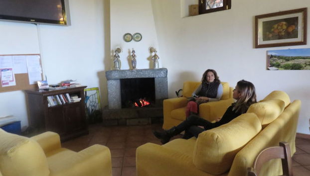 Sitzecke in der Lobby