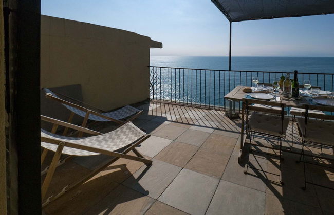 La Lampara Sea View Terrace Apartment With AC - Foto 17