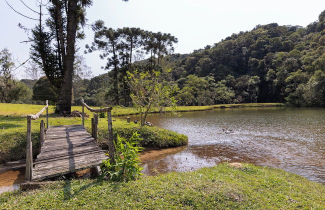Sitio Natureza piscina e churrasqueira - Foto 58